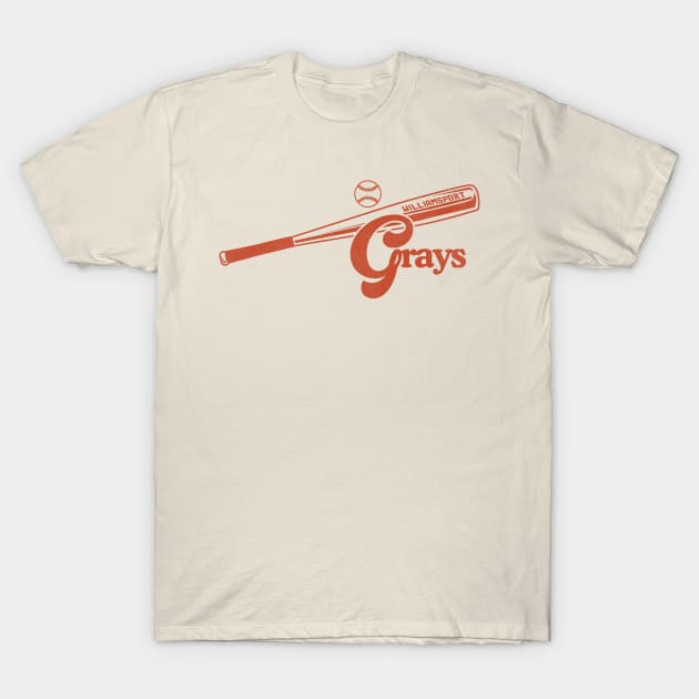 Defunct Williamsport Grays Baseball Team T-Shirt by Defunctland